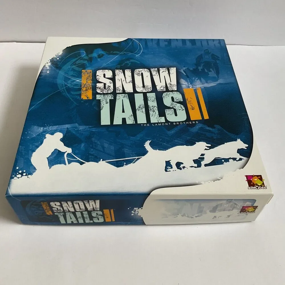 Snow Tails TheSled Racing Board Game Asmodee 2nd Edition 2009 Complete